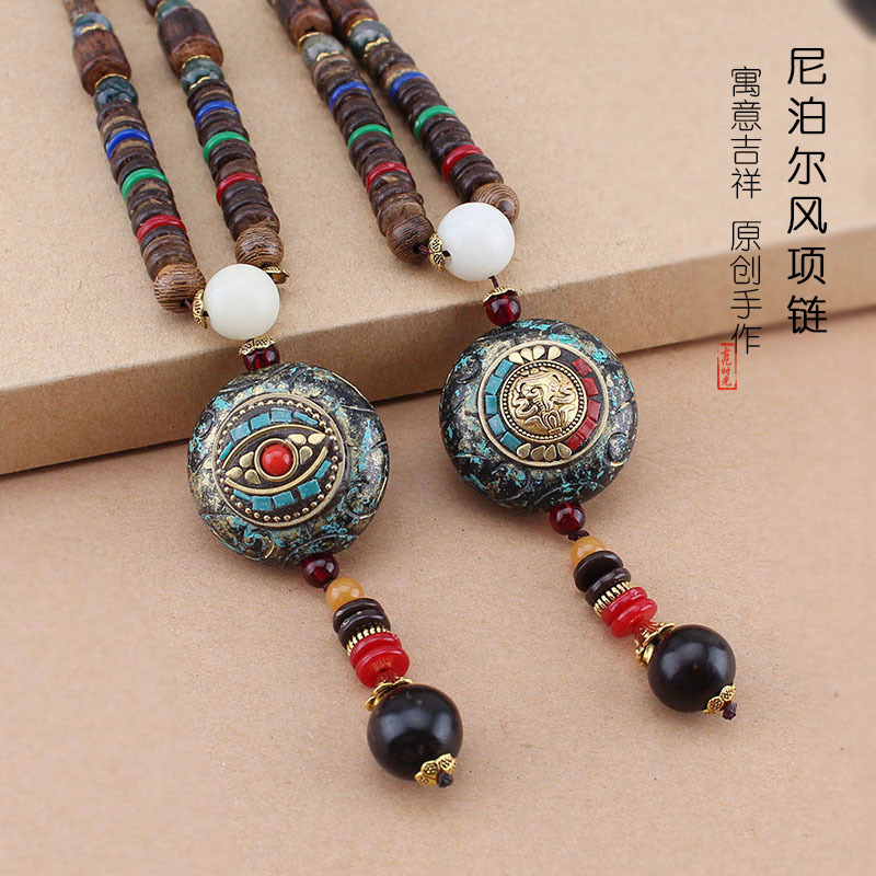 Women Accessories Nepal - Colgante de Nepal, cadena de suéter,
