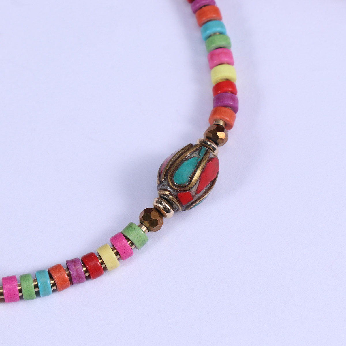 Women Accessories Nepal - Pulsera Tejida a Mano Multicolor de