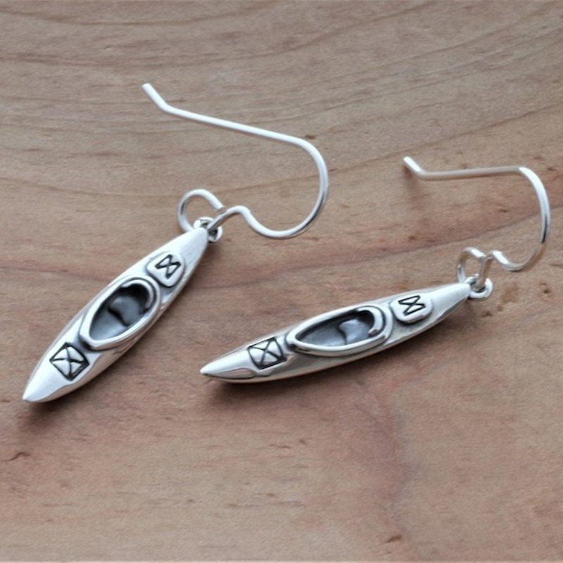 Women'S Kayak Accessories - Pendientes colgantes con forma de kayak