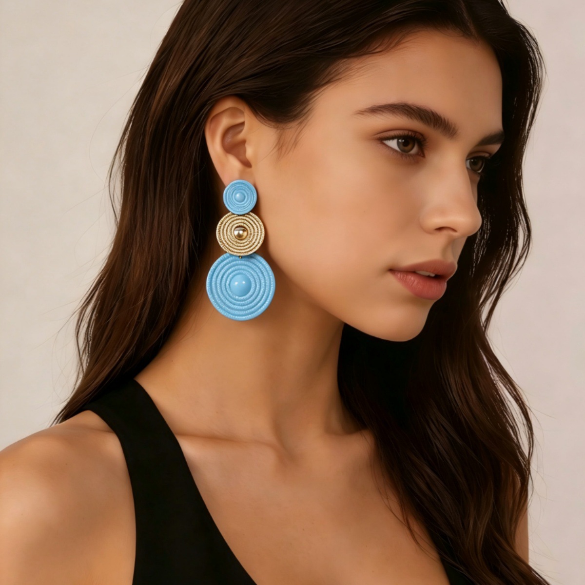 Women'S Accessories Amazon - Pendientes geométricos de metal con diseño