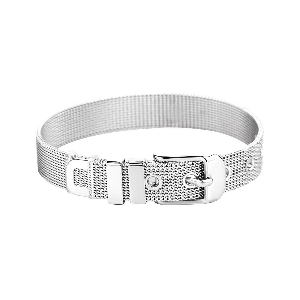 Women'S Accessories To Wear With Watch - Pulsera de acero de titanio con