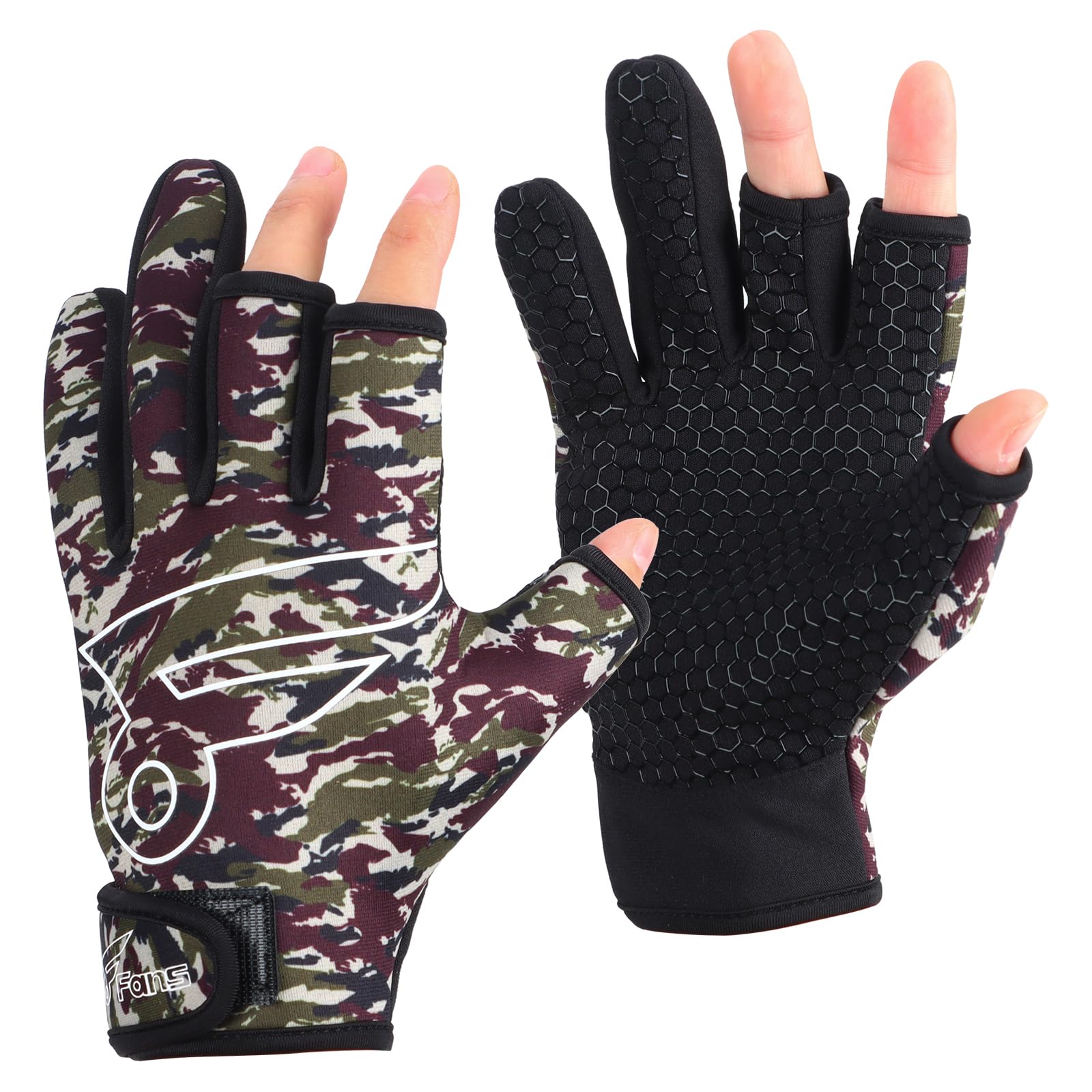 Women'S Kayak Accessories - Guantes de pesca con 8 ventiladores,
