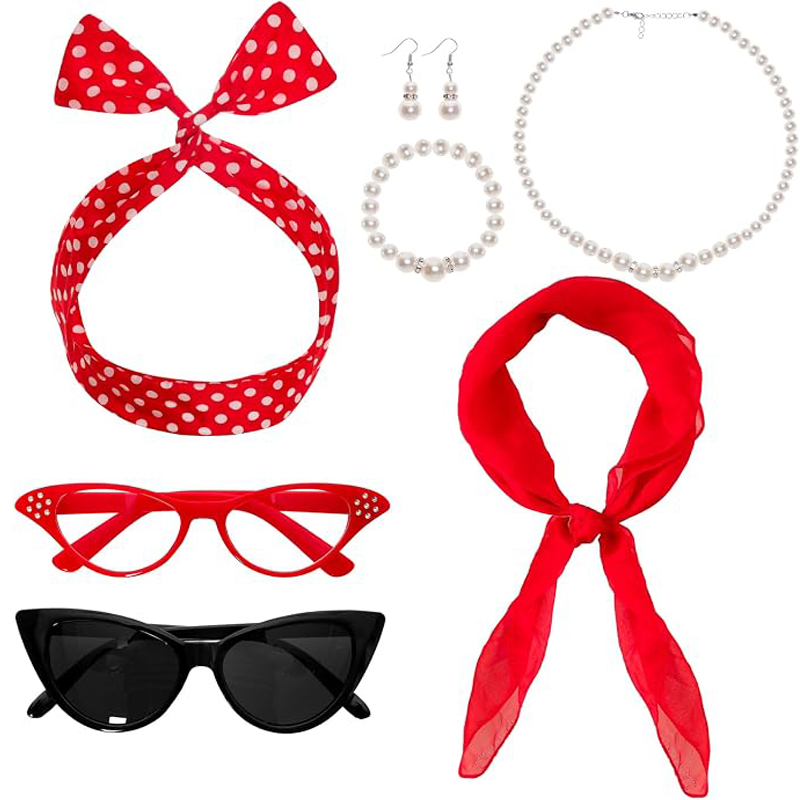 Women'S Accessories In The 1950S - 7 piezas de accesorios de disfraz