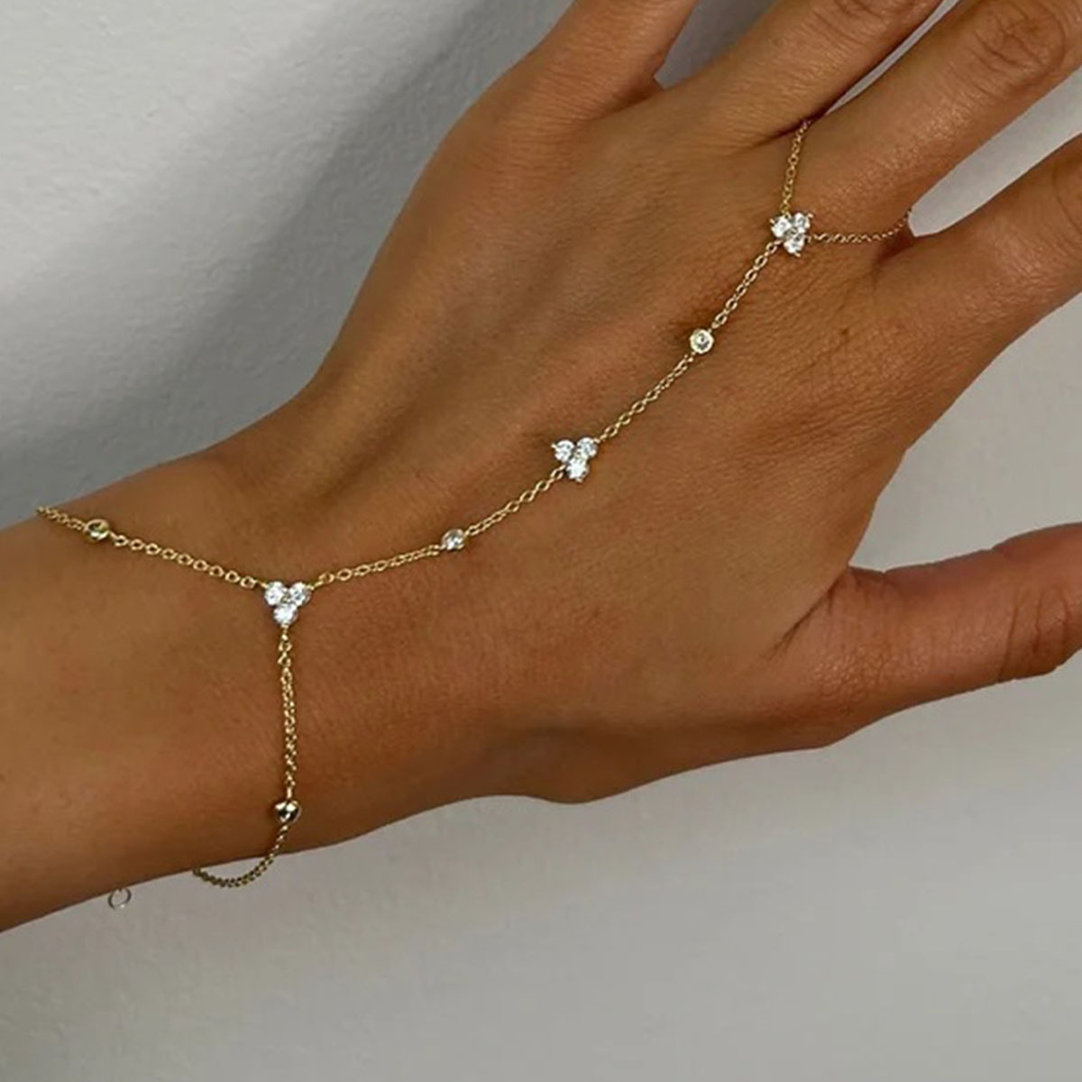 Women'S Accessories Gift Ideas - 1 pulsera minimalista de diamantes de