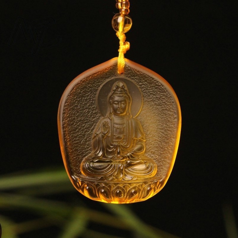 Women'S Yellow Accessories - Colgante de gota de agua de