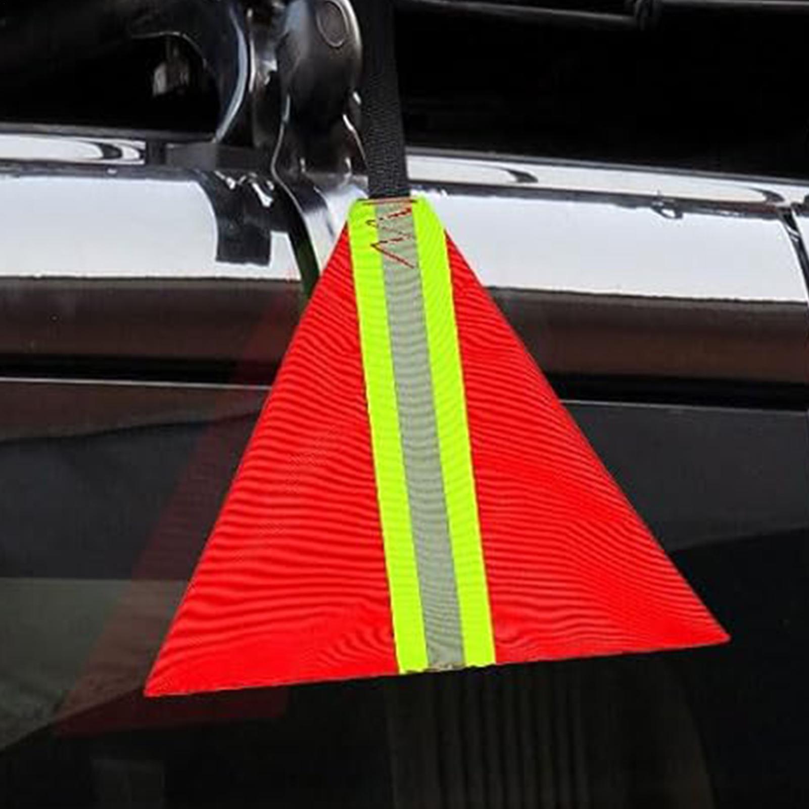 Women'S Kayak Accessories - Bandera de remolque roja reflectante de