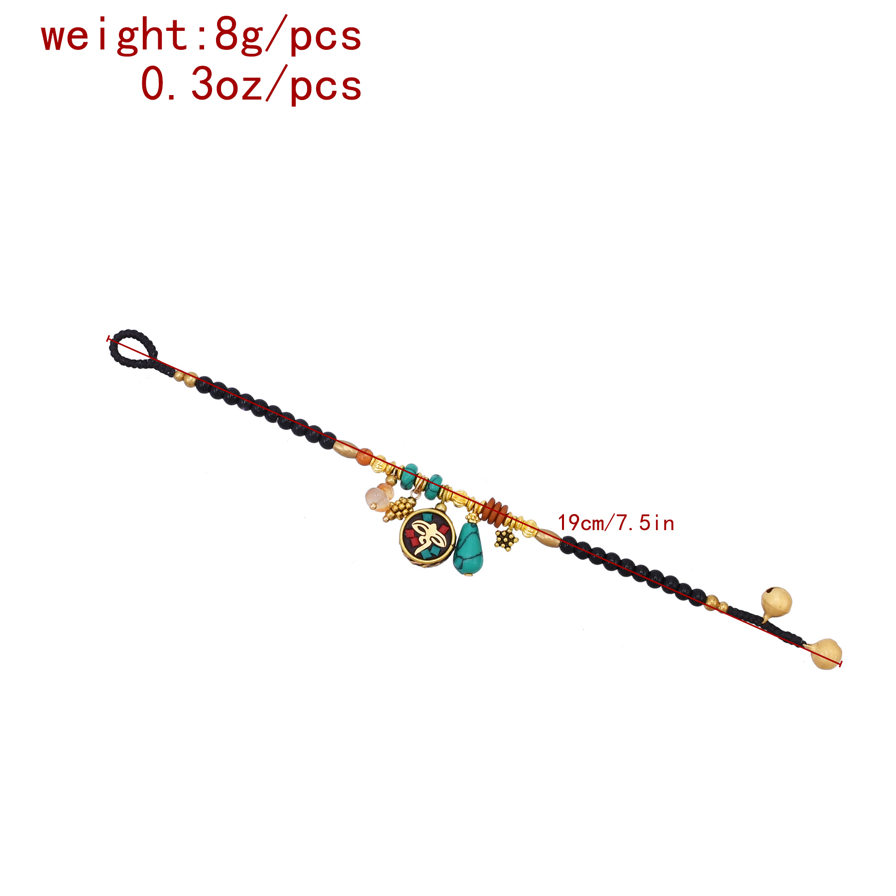 Pulsera de cuentas de resina y - Women Accessories Nepal reseña y precio