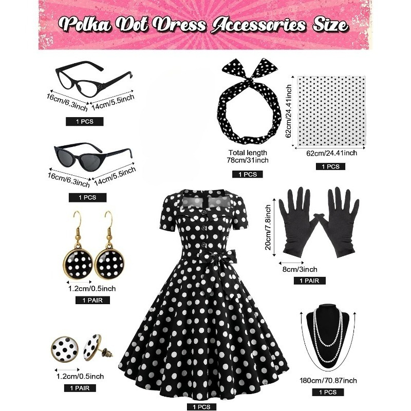 Vestidos Vintage Elegantes de  - Women'S Accessories In The 1950S reseña y precio