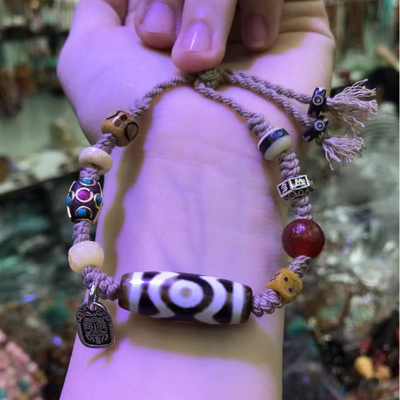 Pulsera de cuentas Dzi tibetan - Women Accessories Nepal reseña y precio