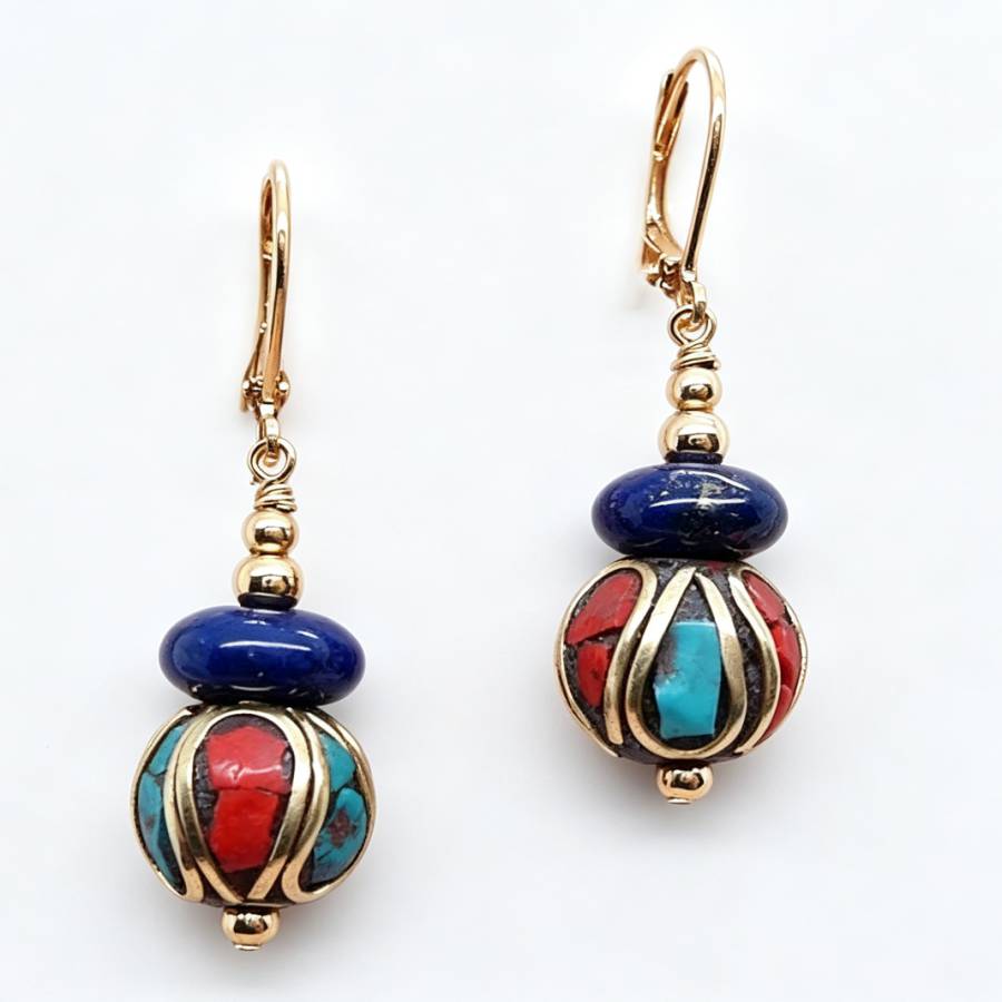 Pendientes Colgantes Hechos a  - Women Accessories Nepal reseña y precio