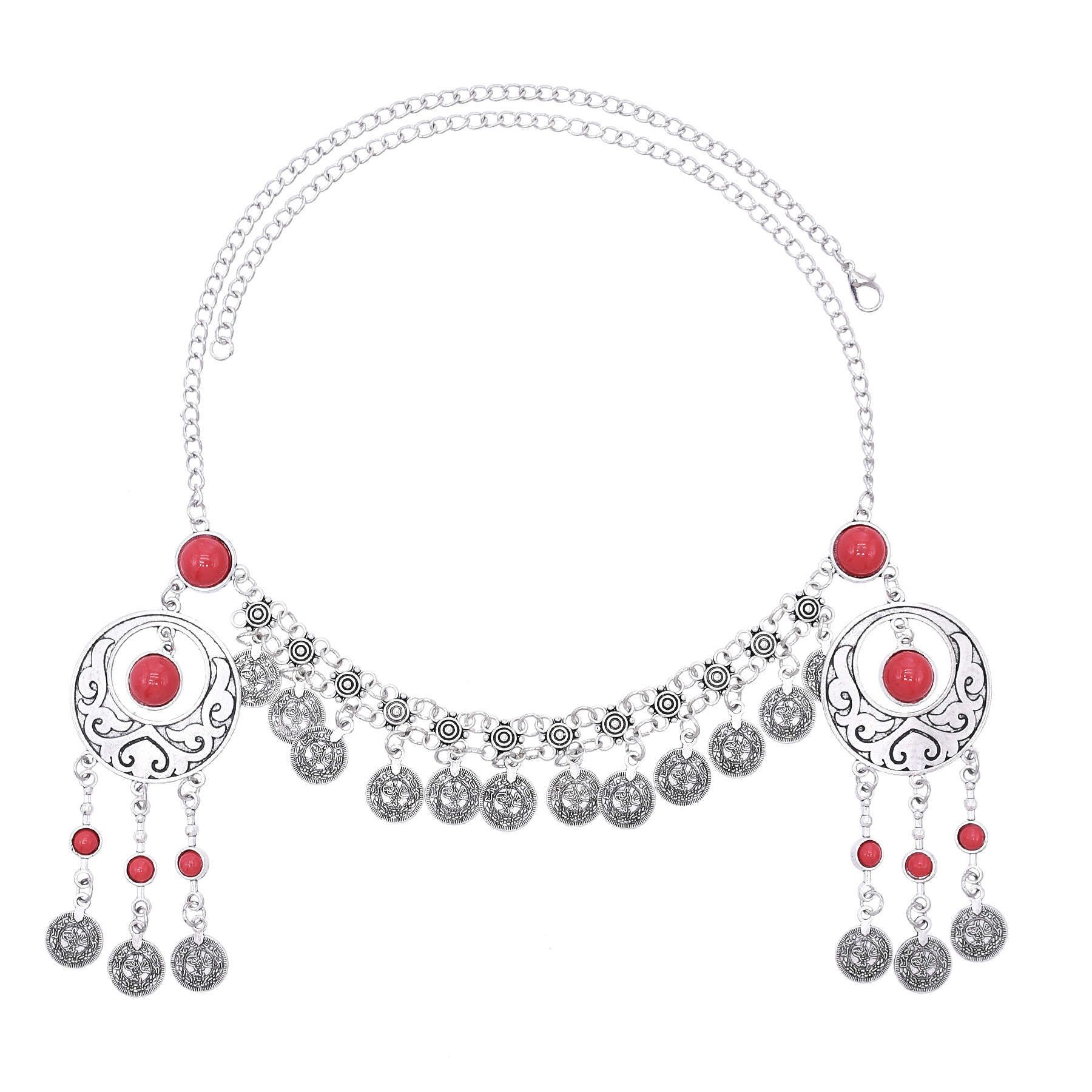 Cadena para la cabeza con borl - Women Accessories Nepal reseña y precio