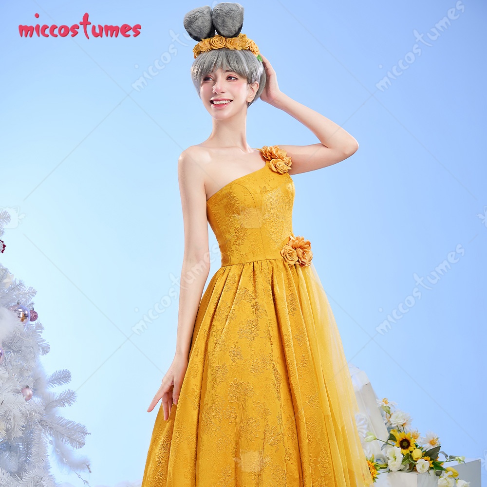 【Listo para enviar】 Vestido de - Women'S Yellow Accessories reseña y precio
