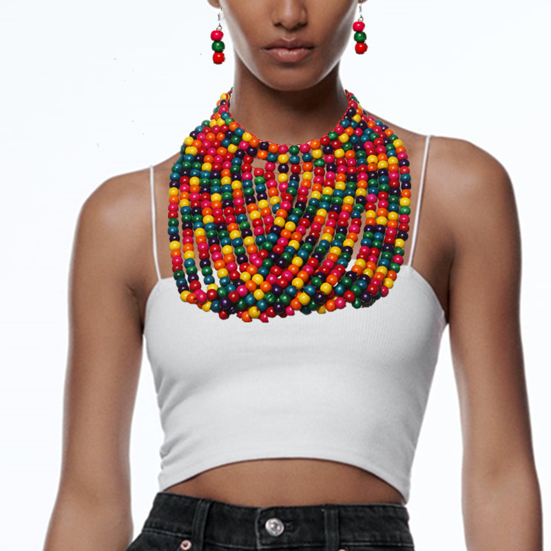 Conjunto de collar multicapa c - Women'S Accessories Amazon reseña y precio