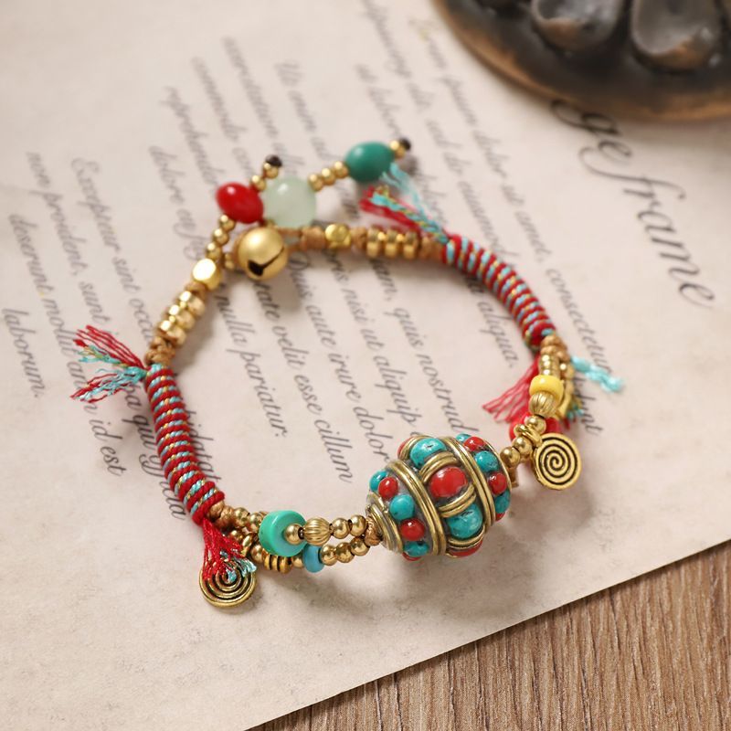 Pulsera tejida Retro tibetana, - Women Accessories Nepal reseña y precio
