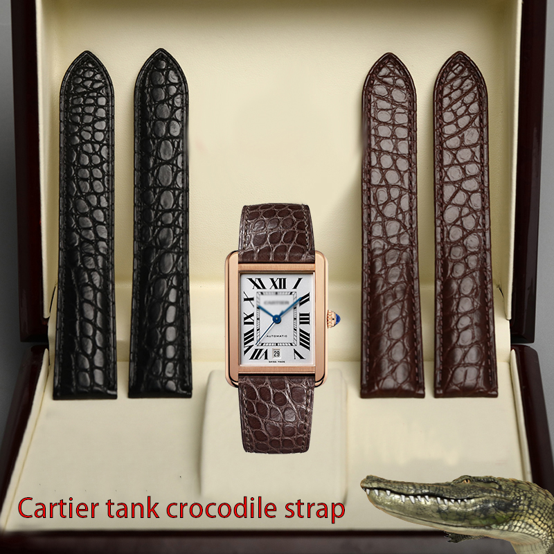 Correa de cocodrilo para hombr - Women'S Accessories Cartier reseña y precio