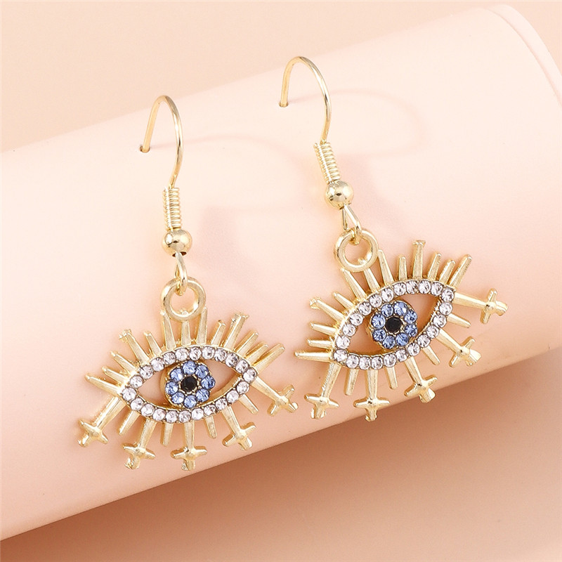Aihua-pendientes de ojo turco  - Women Accessories Nepal reseña y precio