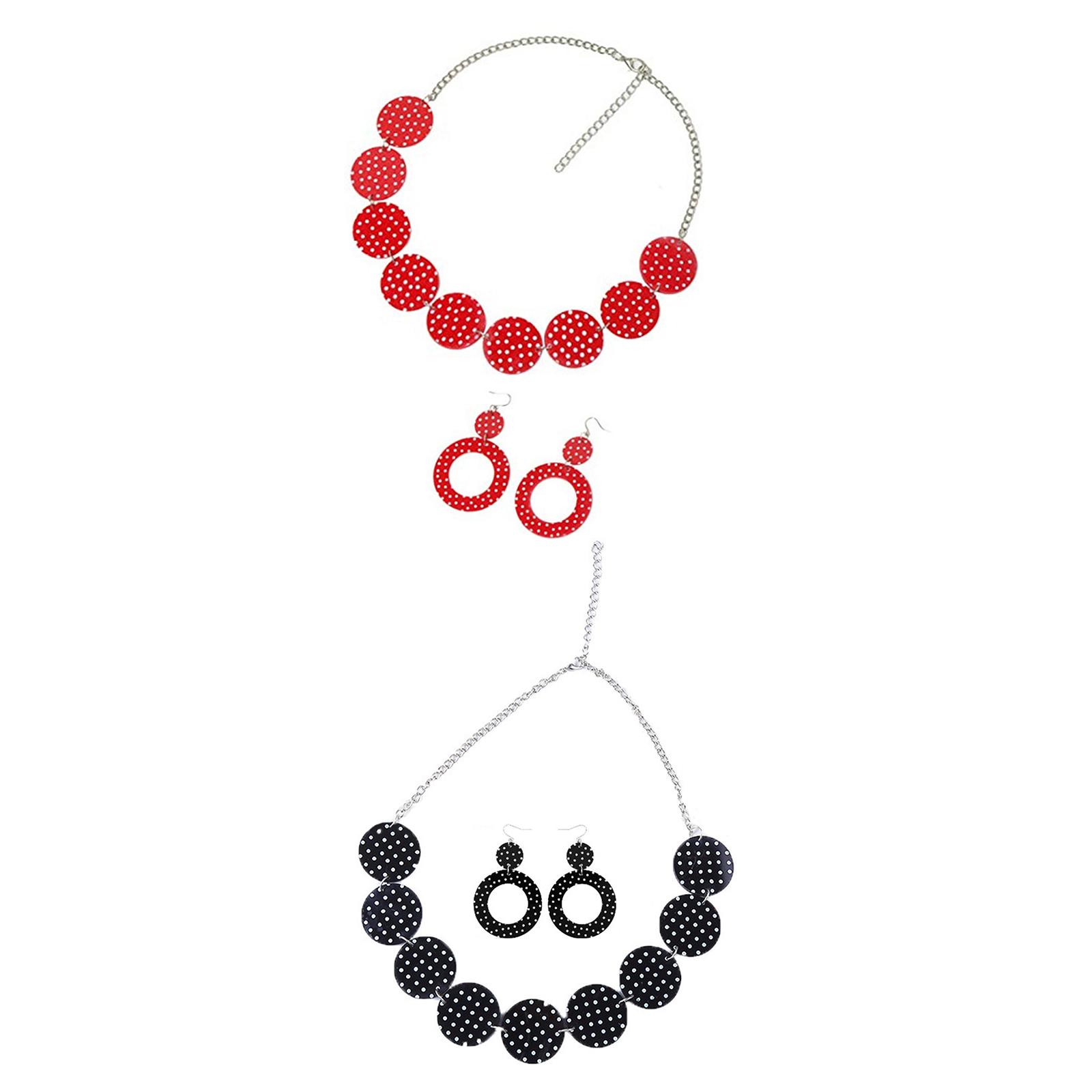 Conjunto de pendientes y colla - Women'S Accessories In The 1950S reseña y precio