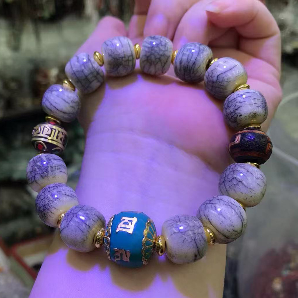Pulsera de cuentas de hueso de - Women Accessories Nepal reseña y precio