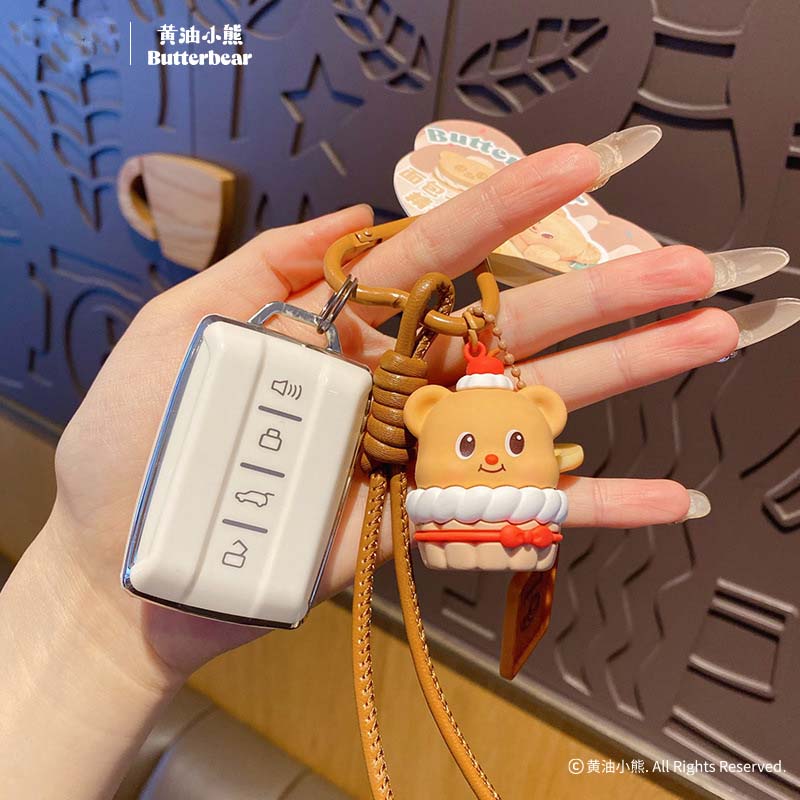 LLavero Gourmet de oso de mant - Butter Yellow Women'S Accessories reseña y precio