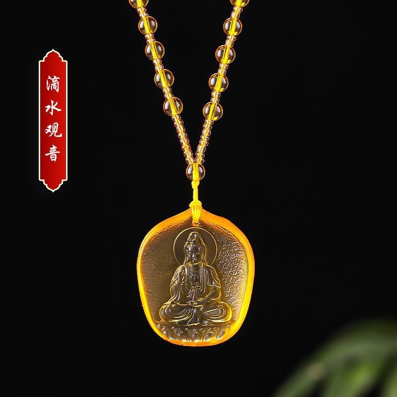 Colgante de gota de agua de cr - Women'S Yellow Accessories reseña y precio