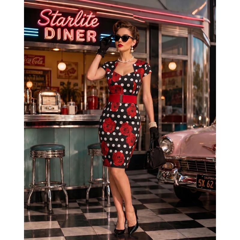 Conjunto de 10 Vestidos Retro  - Women'S Accessories In The 1950S reseña y precio