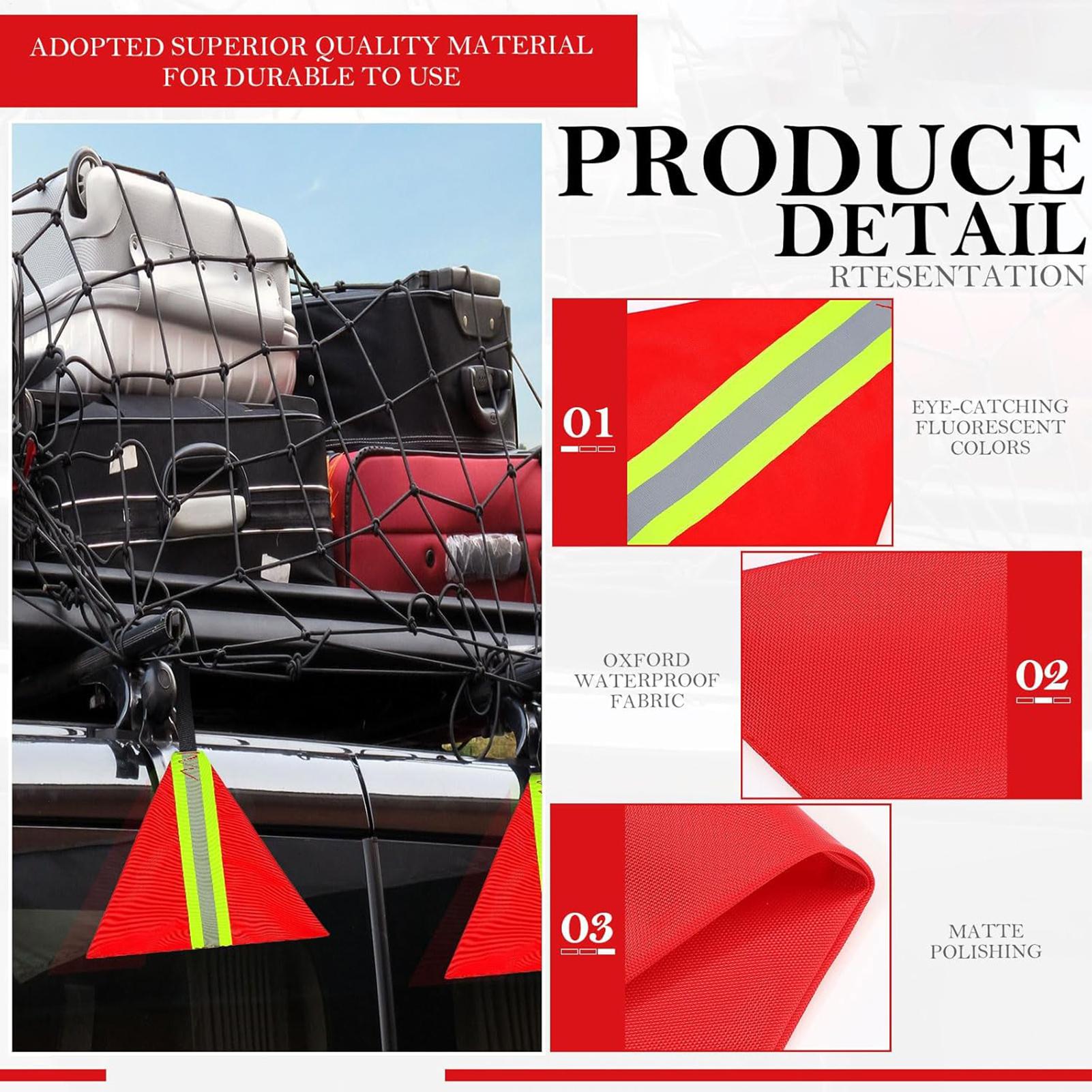Bandera de remolque roja refle - Women'S Kayak Accessories reseña y precio